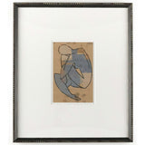 Sentiment Blue Framed by Coup D'Esprit-Accessories Artwork-High Fashion Home