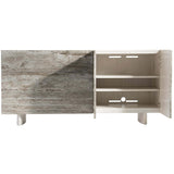 Sereno Buffet, Silver Travertine-Furniture - Storage-High Fashion Home