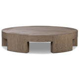 Sheffield Large Coffee Table, Warm Natural