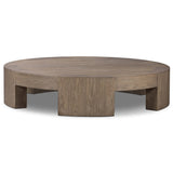 Sheffield Large Coffee Table, Warm Natural