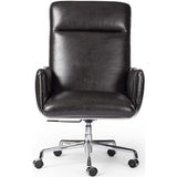 Sherman Leather Desk Chair, Sonoma Black-Furniture - Office-High Fashion Home