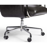 Sherman Leather Desk Chair, Sonoma Black-Furniture - Office-High Fashion Home