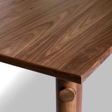 Shevone Dining Table, Natural Walnut-Furniture - Dining-High Fashion Home