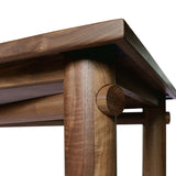 Shevone Dining Table, Natural Walnut-Furniture - Dining-High Fashion Home