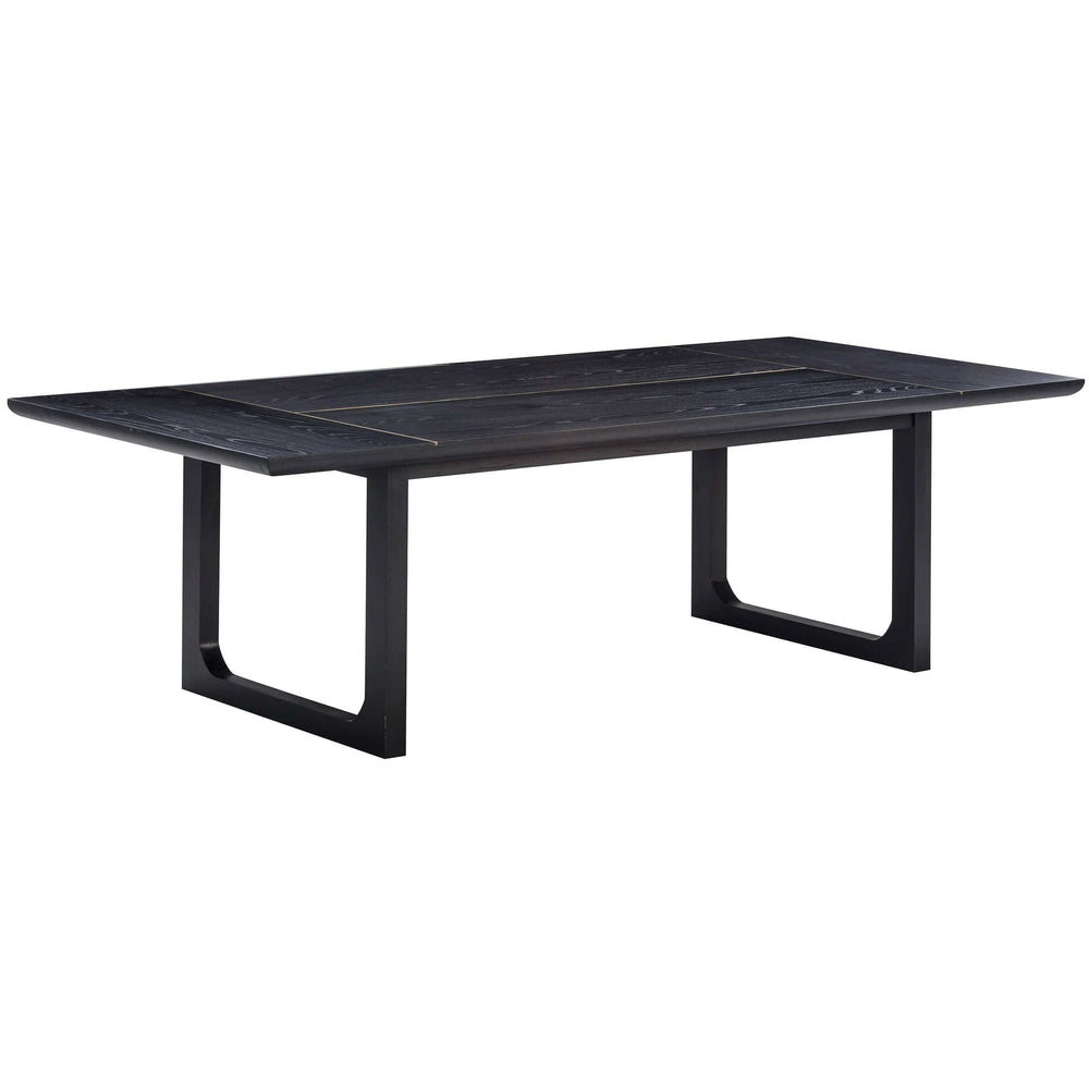 Shiloh Rectangular Dining Table, Black-Furniture - Dining-High Fashion Home