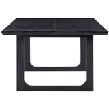 Shiloh Rectangular Dining Table, Black-Furniture - Dining-High Fashion Home