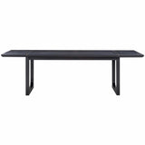 Shiloh Rectangular Dining Table, Black-Furniture - Dining-High Fashion Home