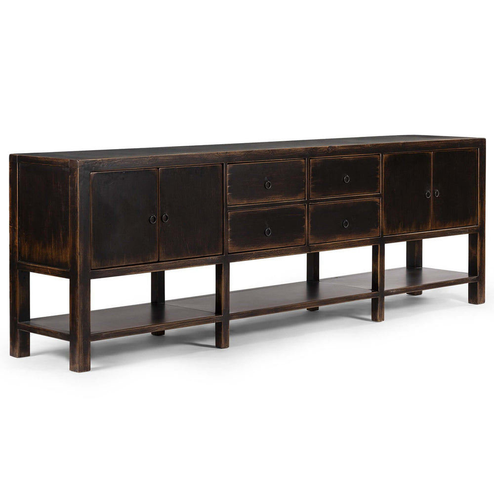 Shizuko Sideboard, Distressed Walnut-Furniture - Storage-High Fashion Home