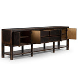 Shizuko Sideboard, Distressed Walnut-Furniture - Storage-High Fashion Home