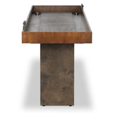 Shuffleboard Table, Carbonized Black