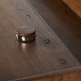 Shuffleboard Table, Carbonized Black