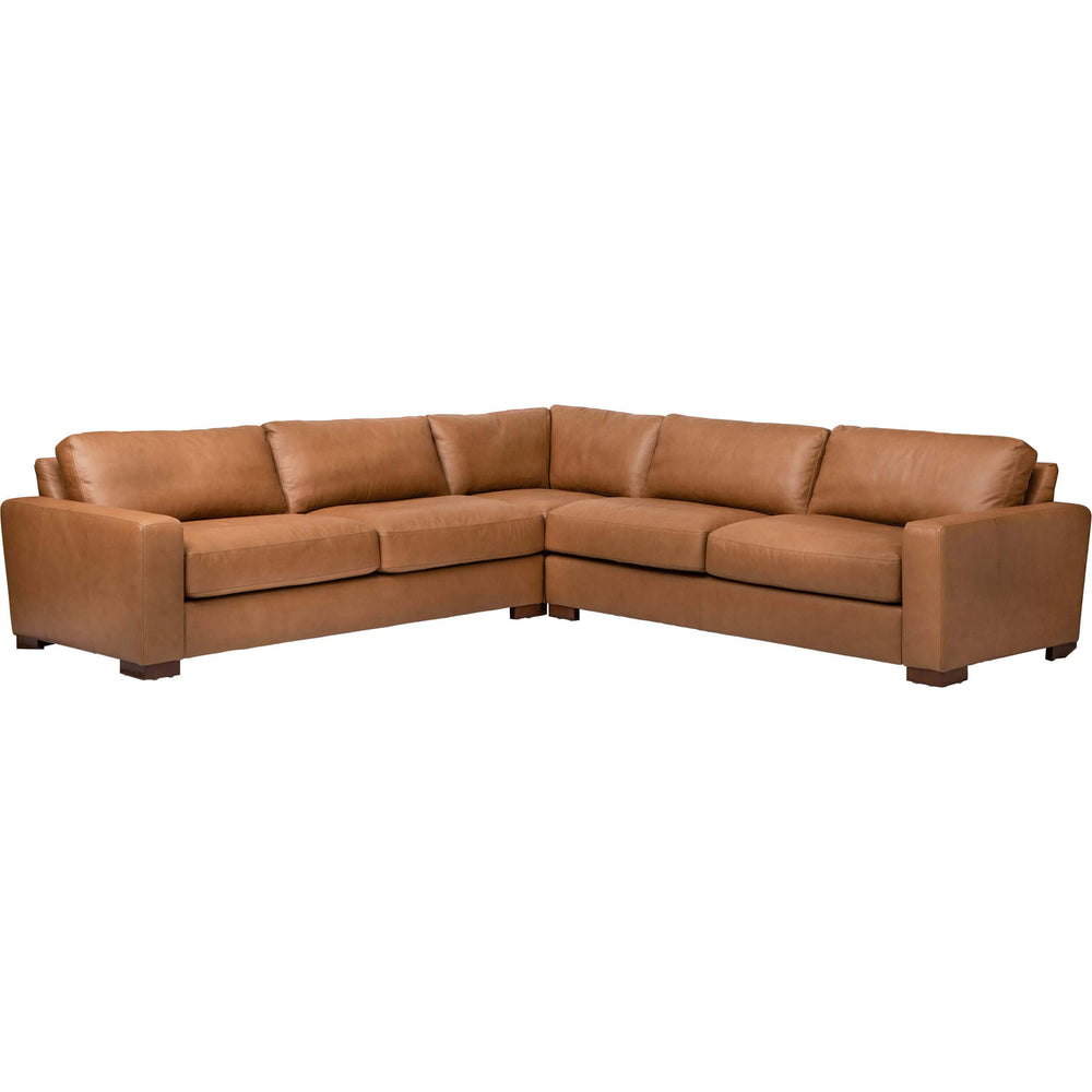 Shultz 3 Piece Sectional, Aline Butternut-Furniture - Sofas-High Fashion Home