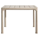 Siesta Key Outdoor Square Dining Table, Sea Oat-Furniture - Outdoor-High Fashion Home