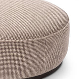 Sinclair Large Round Ottoman, Barrow Taupe-Furniture - Chairs-High Fashion Home