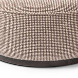 Sinclair Large Round Ottoman, Barrow Taupe-Furniture - Chairs-High Fashion Home