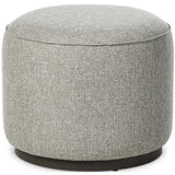 Sinclair Round Outdoor Ottoman, Hayes Smoke-Furniture - Benches-High Fashion Home