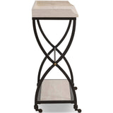 Six Beers Table, Travertine