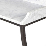 Six Beers Table, White Marble