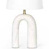 Slinkly Marble Table Lamp-Lighting-High Fashion Home