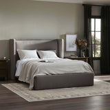 Sophia Bed, Rhett Mink-Furniture - Bedroom-High Fashion Home