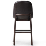 Sora Leather Bar Stool, Sonoma Black-Furniture - Dining-High Fashion Home