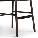 Sora Leather Bar Stool, Sonoma Black-Furniture - Dining-High Fashion Home