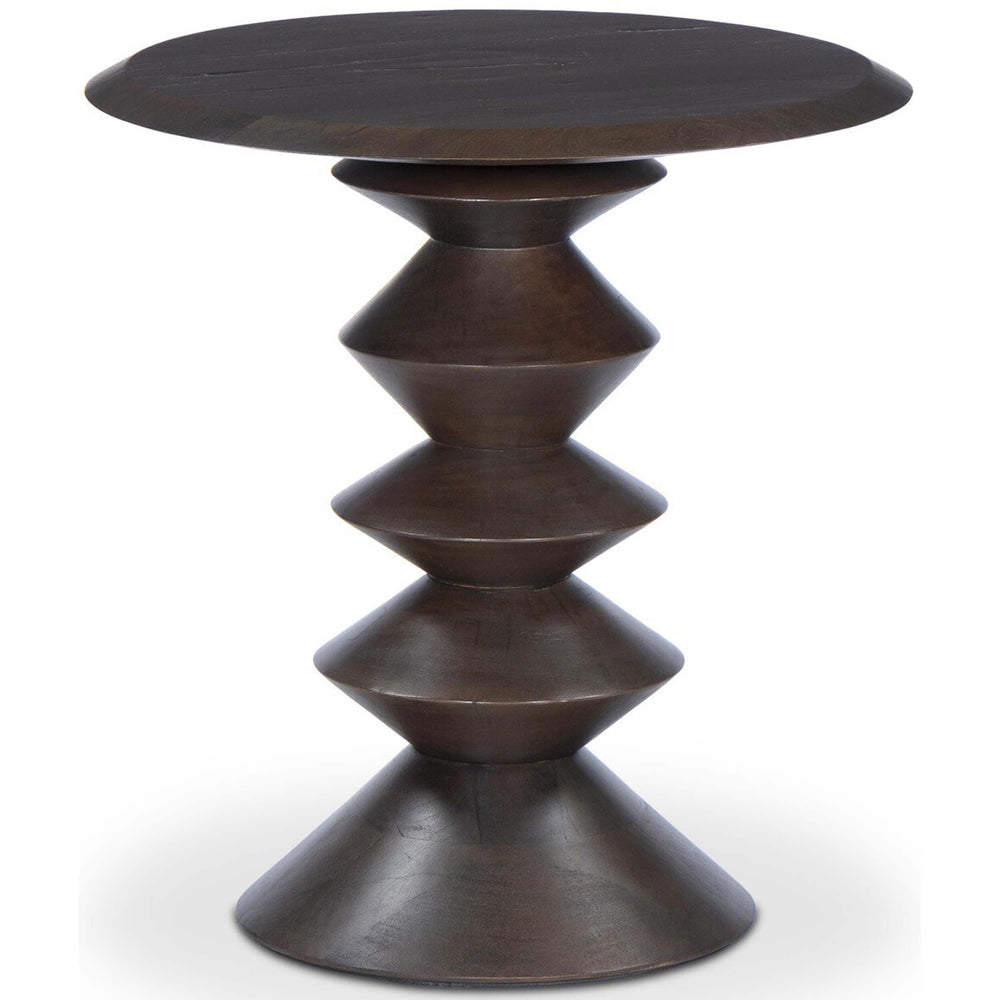 Stacked End Table, Reclaimed Russet-Furniture - Accent Tables-High Fashion Home