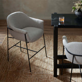 Suerte Bar Stool, Knoll Sand-Furniture - Chairs-High Fashion Home