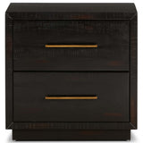 Suki Nightstand, Burnished Black