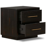 Suki Nightstand, Burnished Black