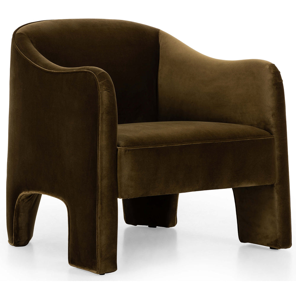 Sully Chair, Surrey Moss-Furniture - Chairs-High Fashion Home