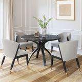 Sumay Dining Table, Black