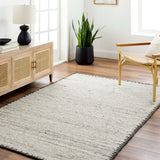 Surya Rug Berkeley BKY-2302, Charcoal/Black/Taupe/Oatmeal-Rugs1-High Fashion Home