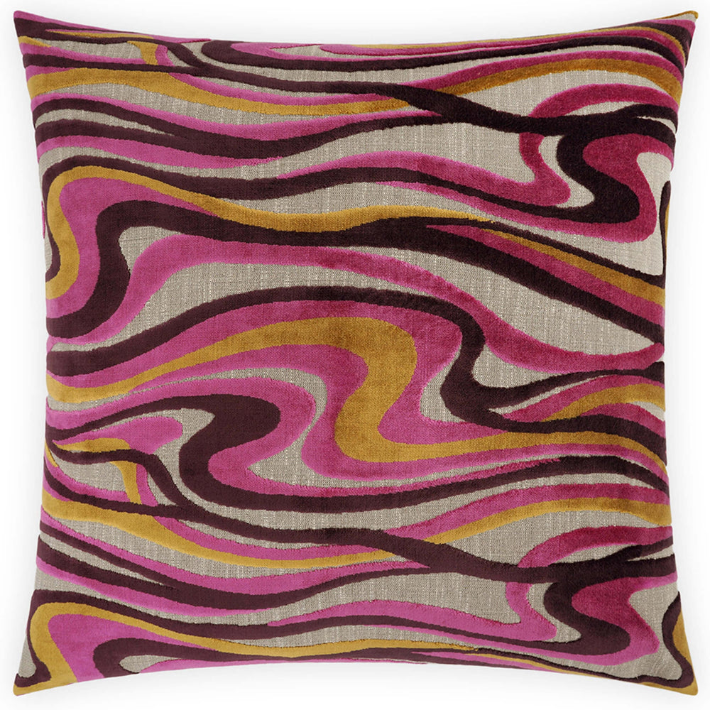 Sway Pillow, Fushia-Accessories-High Fashion Home