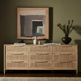 Sydney 9 Drawer Dresser, Natural-Furniture - Storage-High Fashion Home