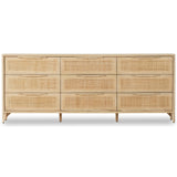 Sydney 9 Drawer Dresser, Natural-Furniture - Storage-High Fashion Home