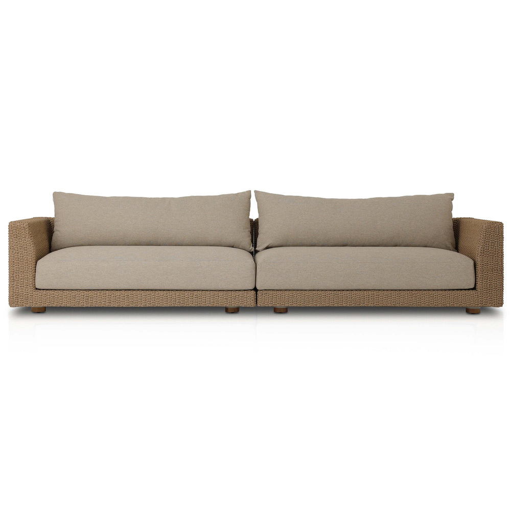 Sylvan 2 Piece Outdoor Sectional, Dove Taupe