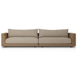 Sylvan 2 Piece Outdoor Sectional, Dove Taupe