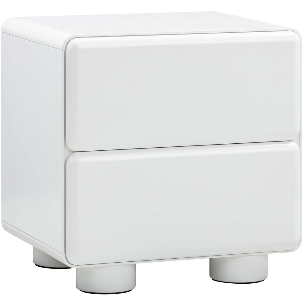 Tammy Nightstand, White-Furniture - Bedroom-High Fashion Home