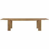 Polly Rectangular Extension Dining Table, Natural