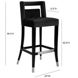 Hart Bar & Counter Stool, Black