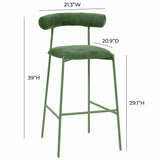 Liliana Bar Stool, Forrest Green-Furniture - Dining-High Fashion Home