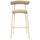 Liliana Bar Stool, Taupe-Furniture - Dining-High Fashion Home