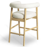 Spara Boucle Counter Stool, Cream