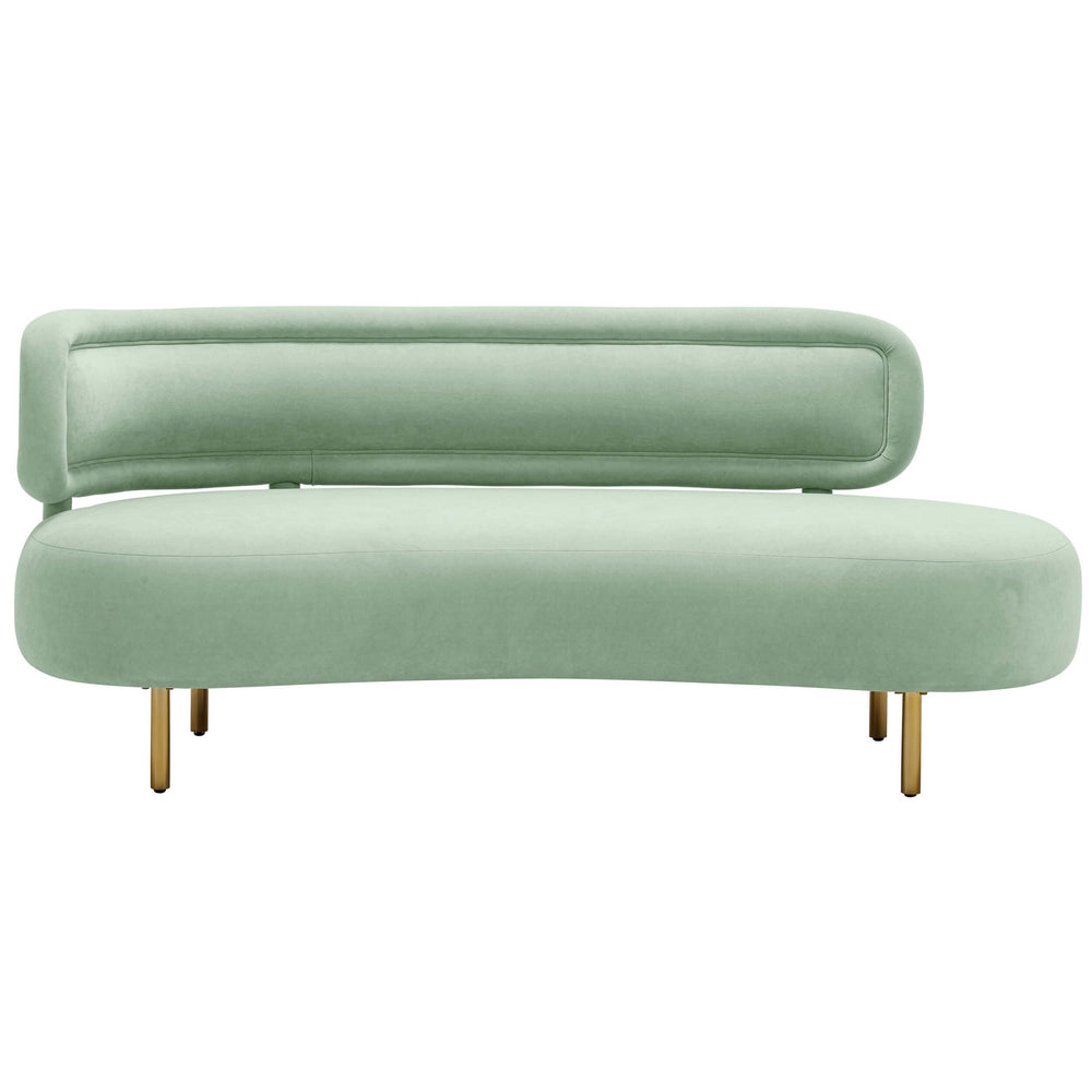 Tischa Sofa, Mint Green-Furniture - Sofas-High Fashion Home