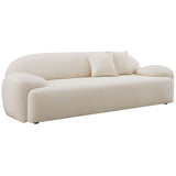 Allegra Sofa, Cream-Furniture - Sofas-High Fashion Home