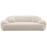 Allegra Sofa, Cream-Furniture - Sofas-High Fashion Home