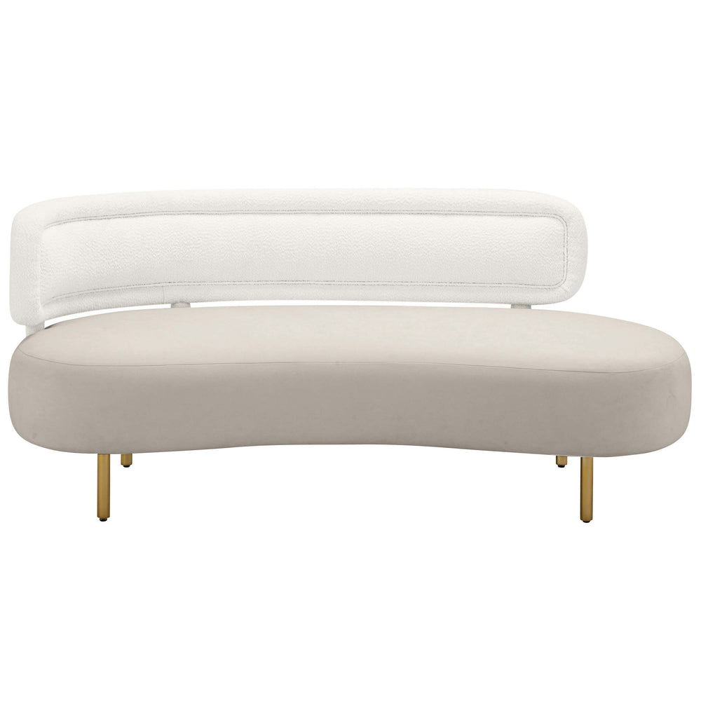 Tischa Sofa, Cream/Grey-Furniture - Sofas-High Fashion Home