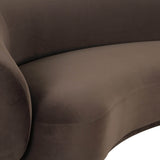 Kendall Sofa, Chocolate Brown