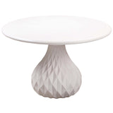 Tulum Outdoor Round Dining Table, Ivory-Furniture - Dining-High Fashion Home